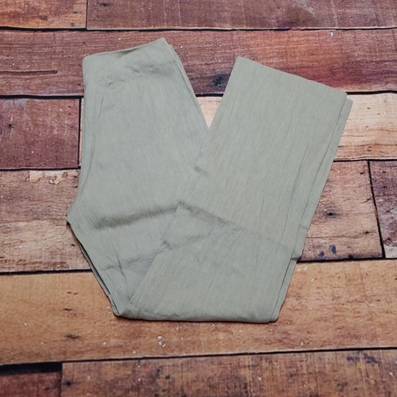 Isda & Co Pants - ISDA & CO Pants Size 6 | Tan Stretch Linen & Rayon